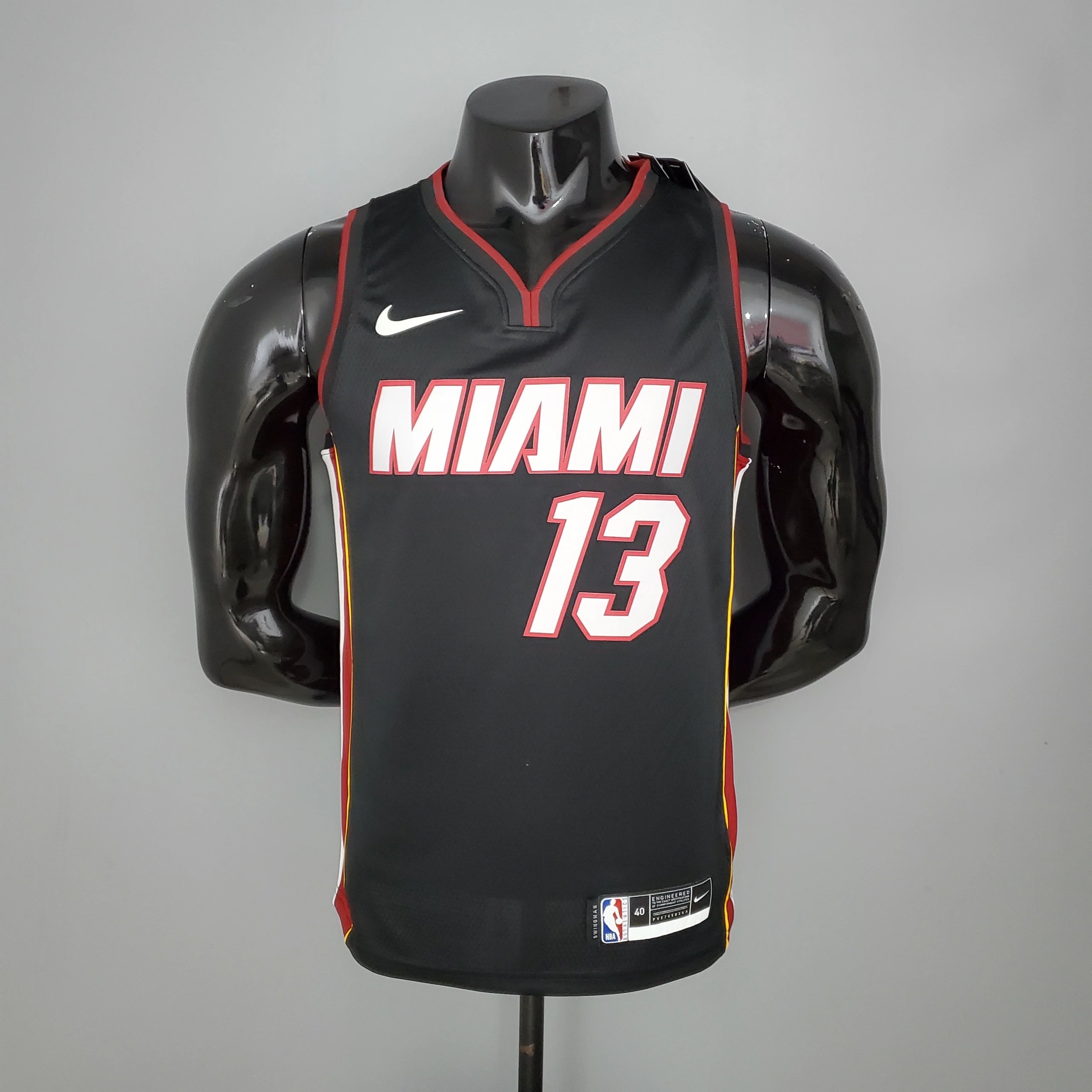 Bam Adebayo Miami Heat Swingman Jersey Black