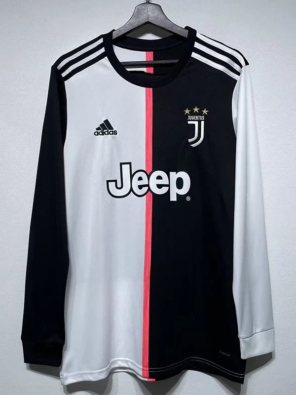 2019/2020 JUV Home Long Sleeve Retro Soccer Jersey长袖