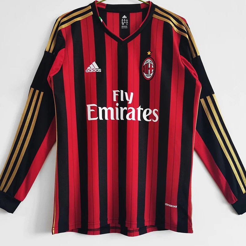 2013/2014 ACM Home Long Sleeve Retro Soccer Jersey (长袖)