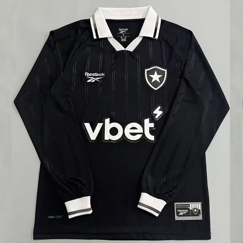 25/26 Botafogo Away Long Sleeve Fans Soccer Jersey长袖