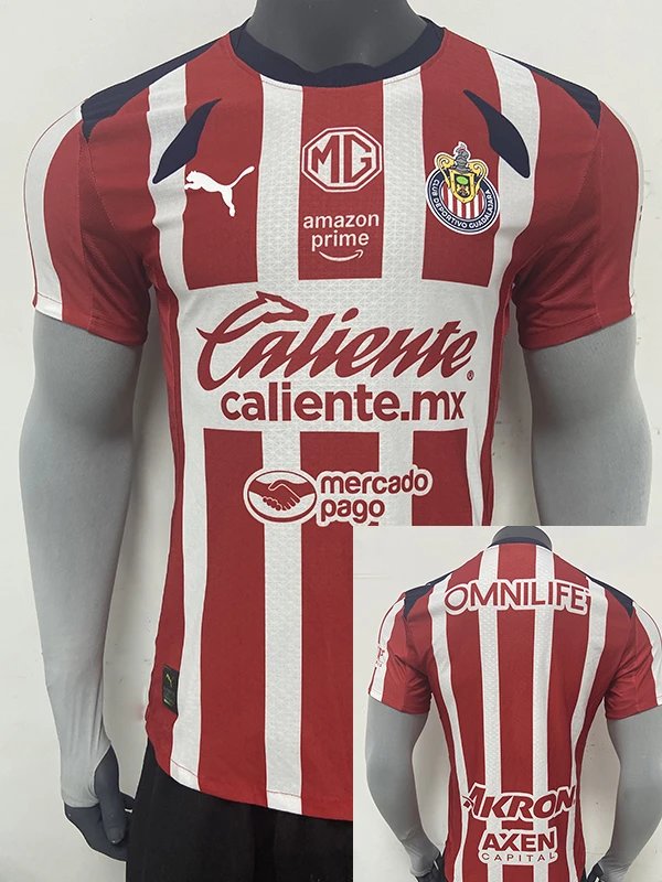 25/26 Chivas Home Player Version Soccer Jersey